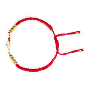Palestina Kaart Hanger Armband – Unisex Dubbele Laag Touw & RVS Sieraad