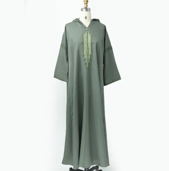 Abaya Jurk met Capuchon | Marokkaans Design