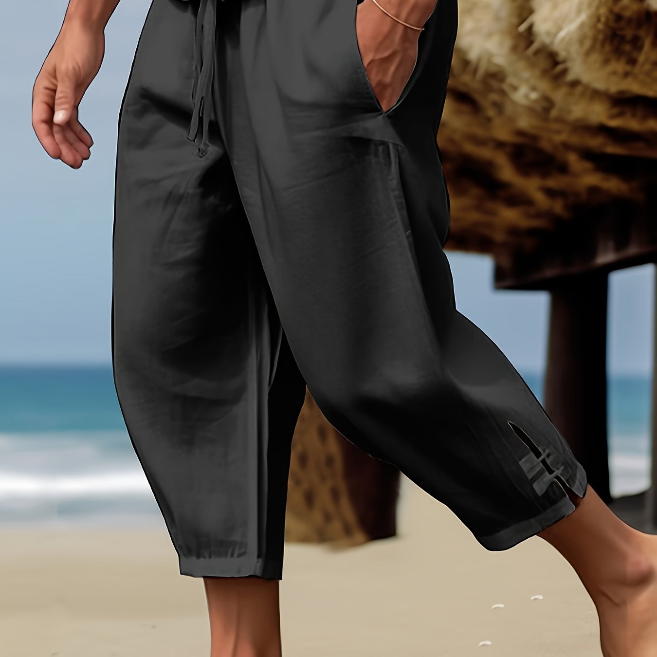 Heren Cropped Broek – Casual & Comfort