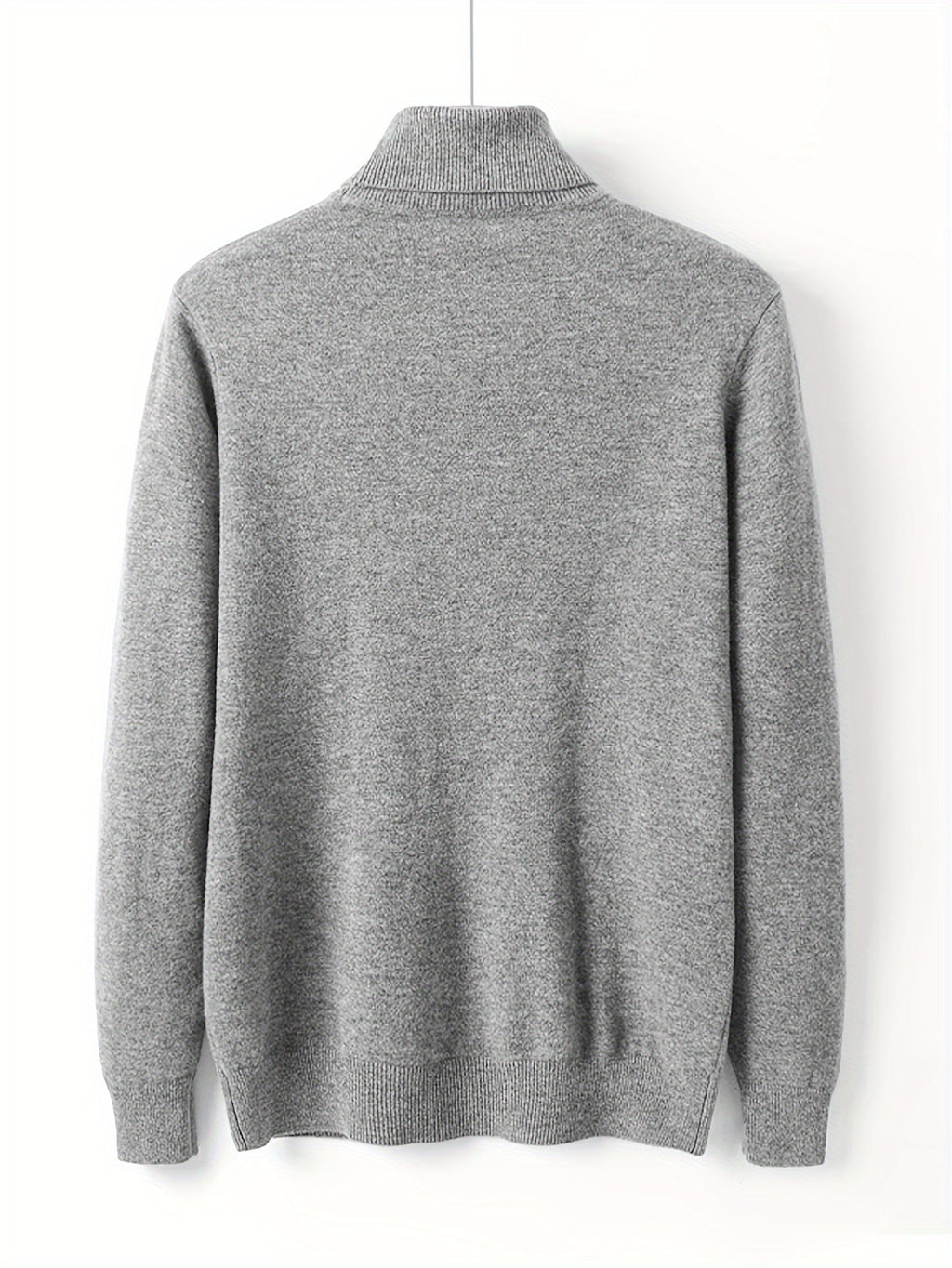 Heren Slim-Fit High Neck Knit Trui - Slim Fit