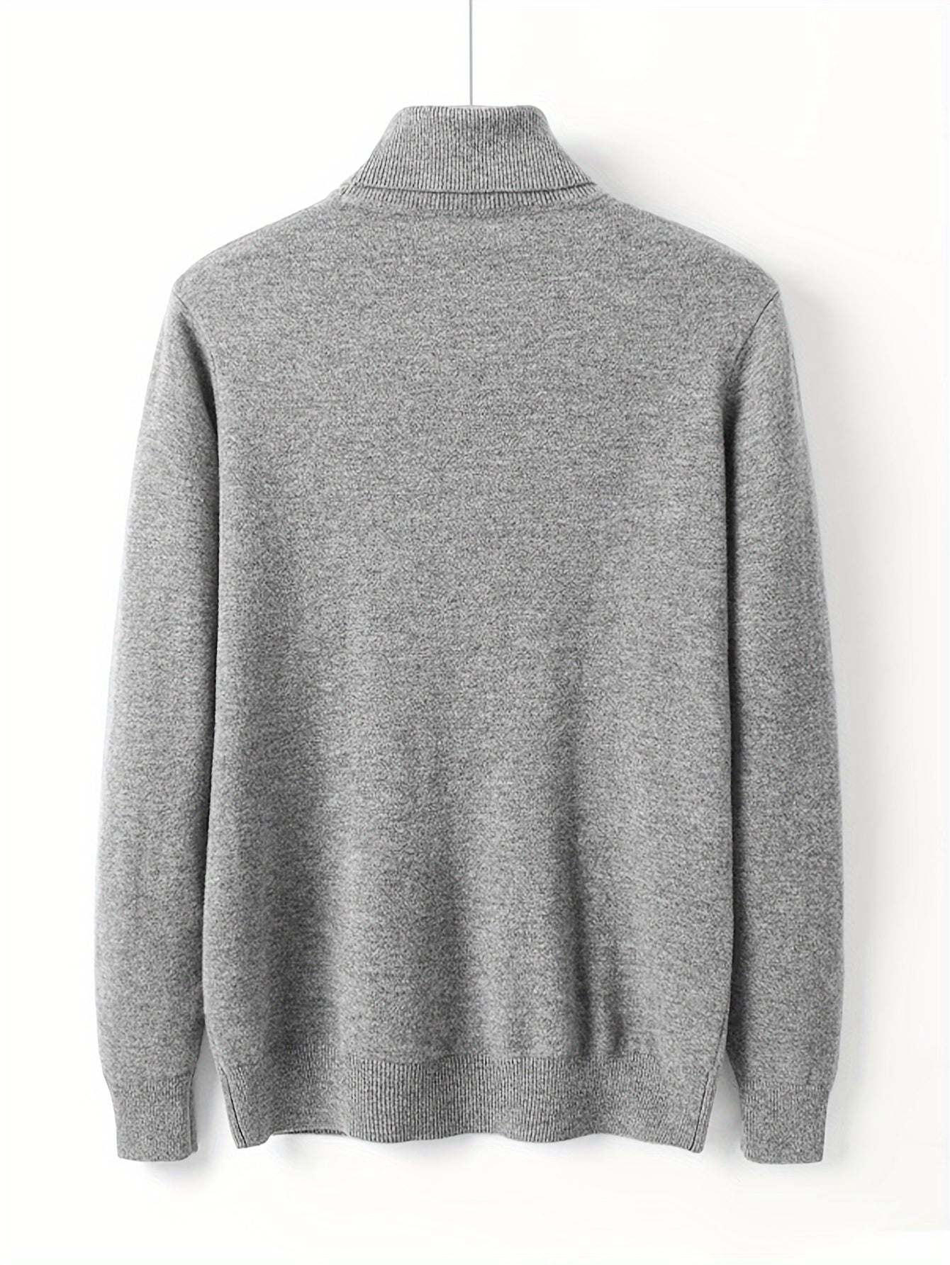 Heren Slim-Fit High Neck Knit Trui - Slim Fit