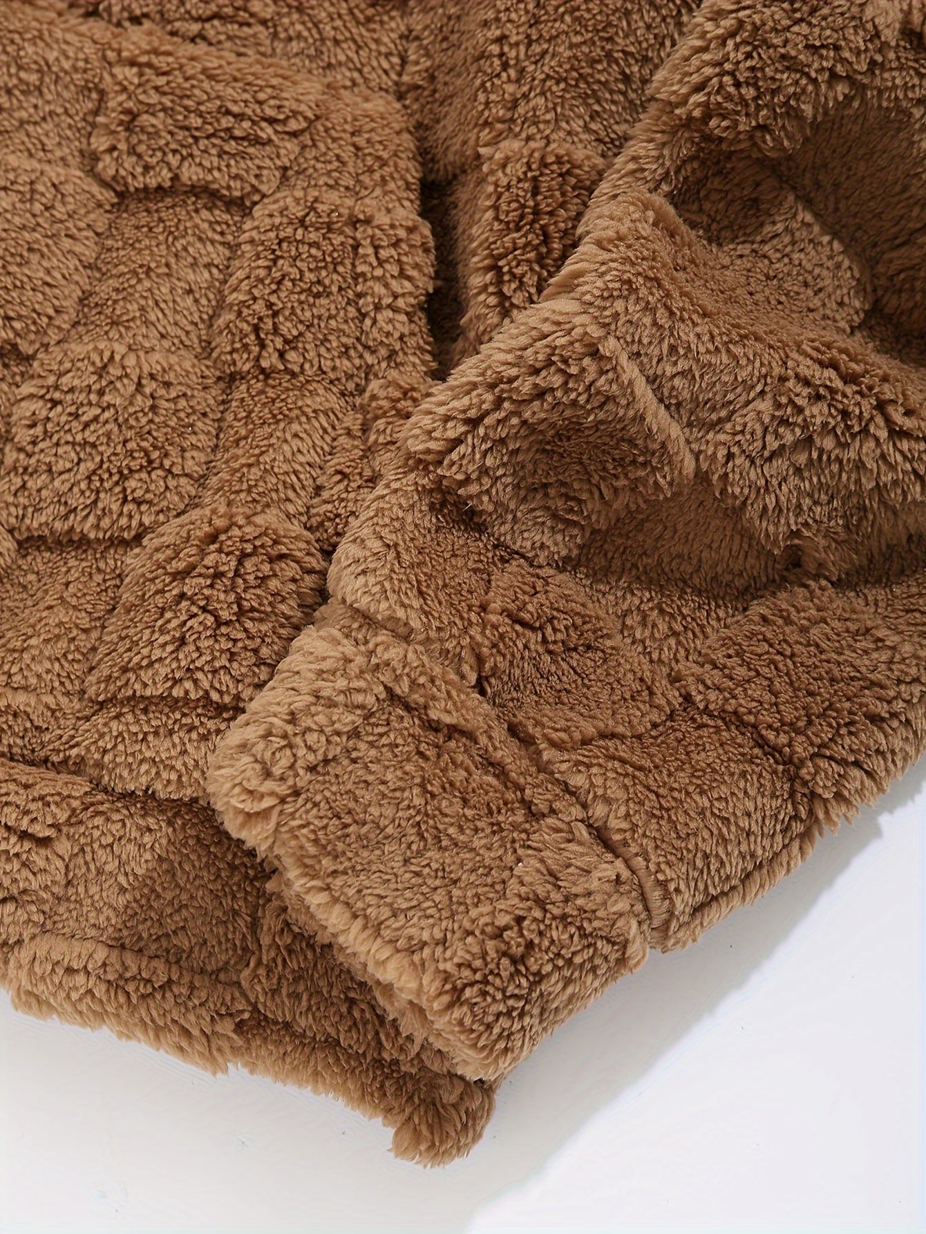 Men’s Plush Fleece Hoodie – Cozy Loose Fit