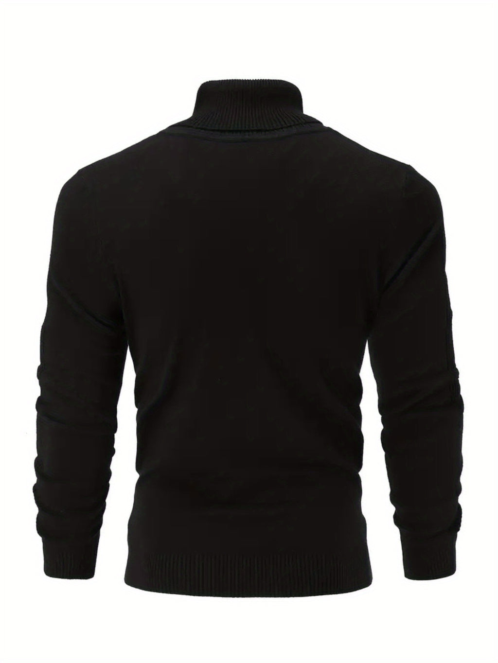 Heren Slim-Fit High Neck Knit Trui - Slim Fit