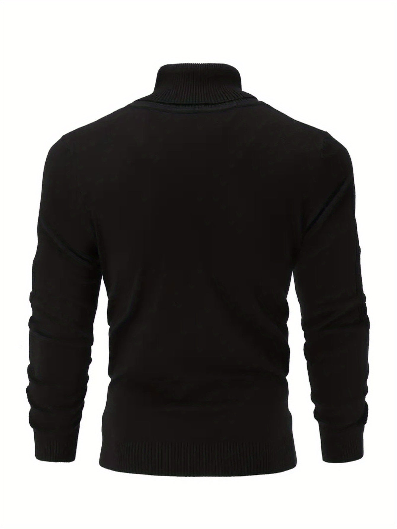 Heren Slim-Fit High Neck Knit Trui - Slim Fit