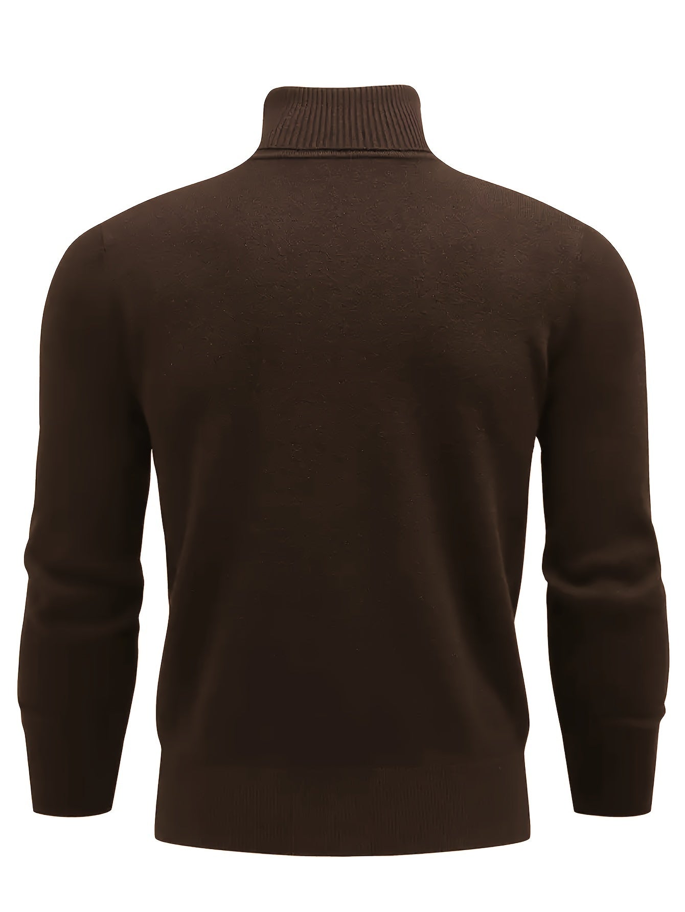 Heren Slim-Fit High Neck Knit Trui - Slim Fit