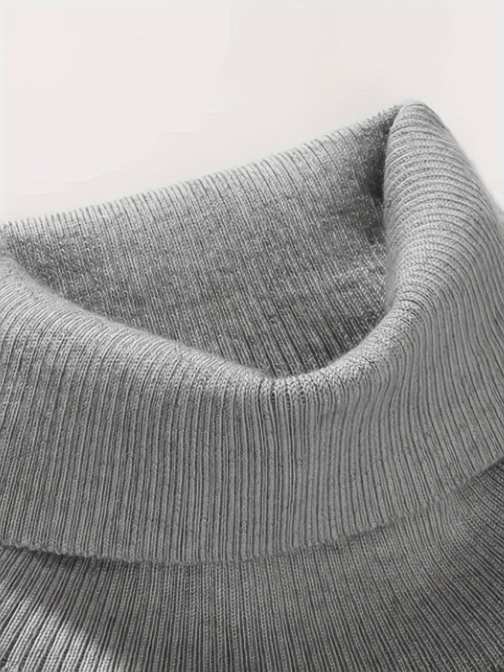 Heren Slim-Fit High Neck Knit Trui - Slim Fit