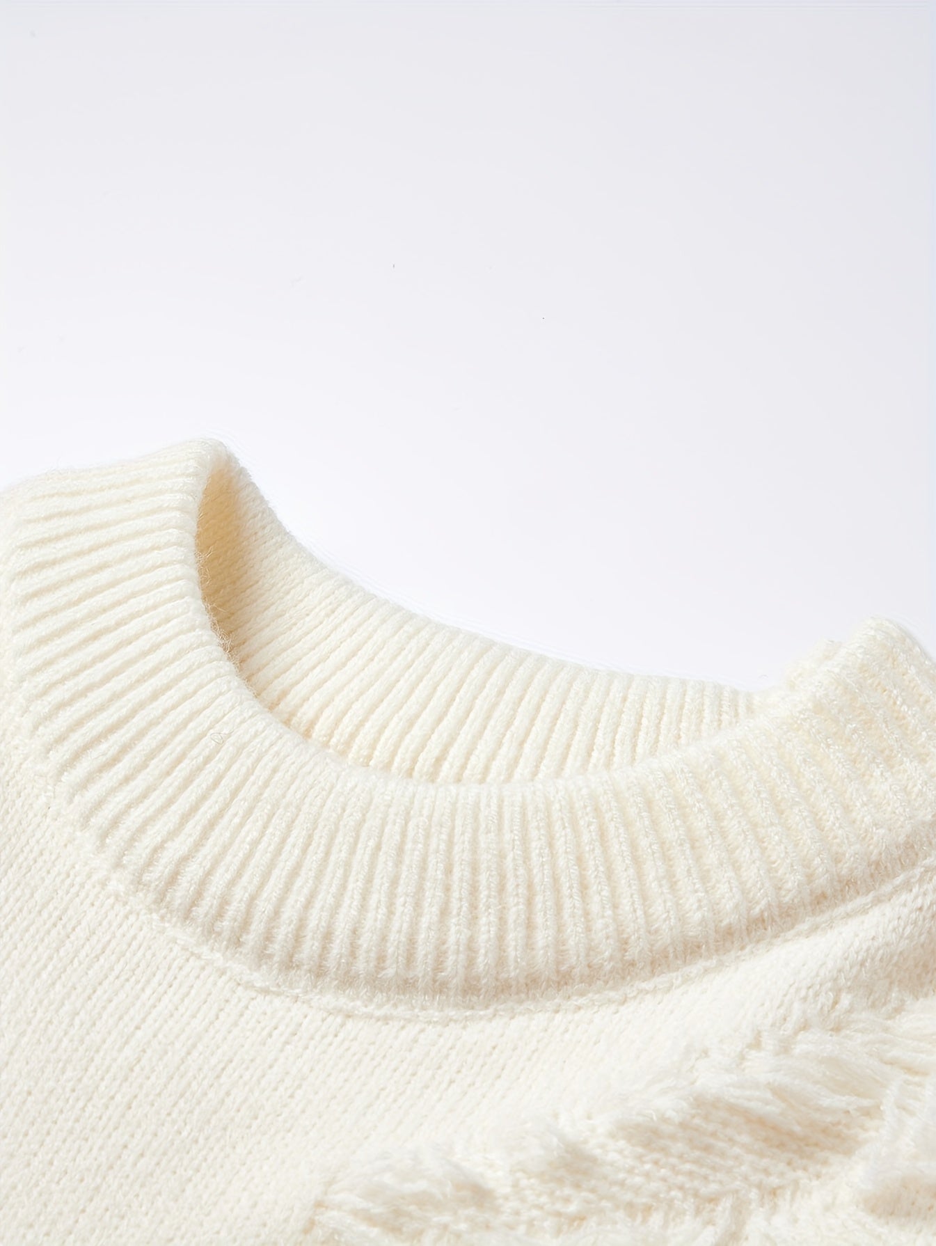 Men’s Distressed Knit Sweater