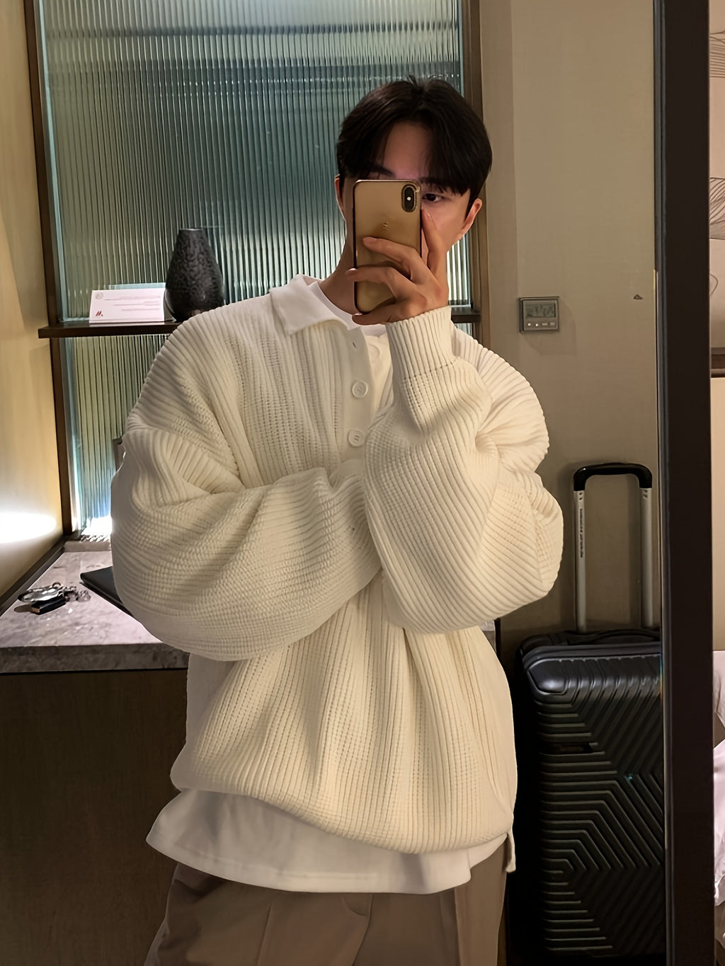 Men’s Golf Sweater - Off white