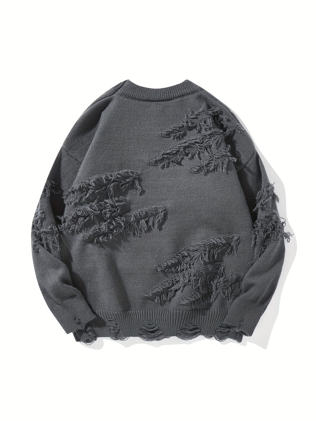 Men’s Distressed Knit Sweater