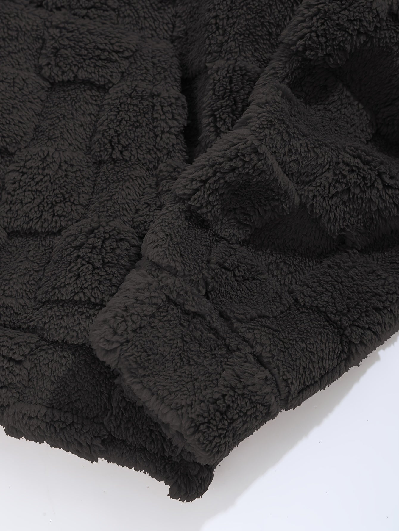 Men’s Plush Fleece Hoodie – Cozy Loose Fit