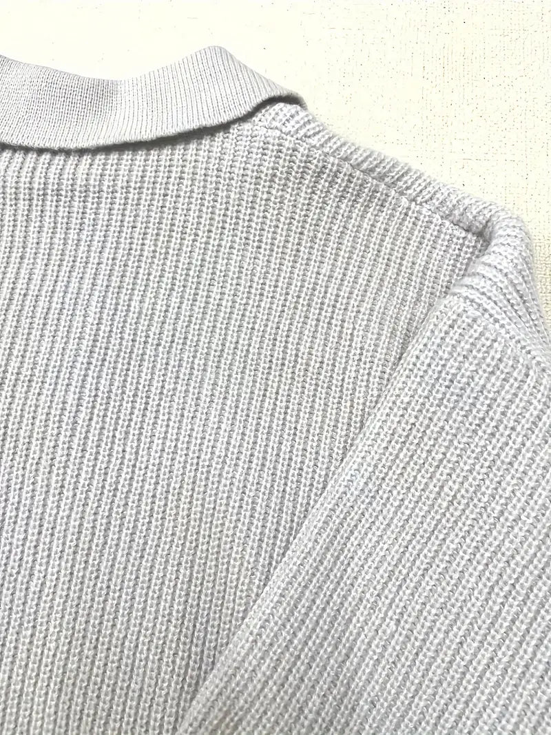 Men’s Golf Sweater – Gray