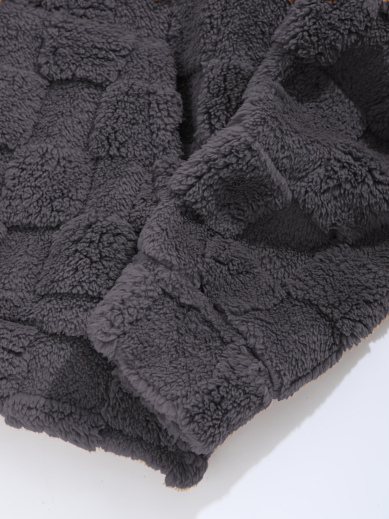 Men’s Plush Fleece Hoodie – Cozy Loose Fit