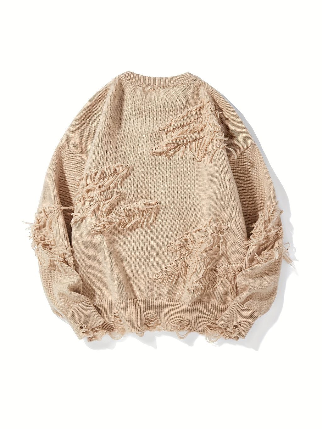 Men’s Distressed Knit Sweater