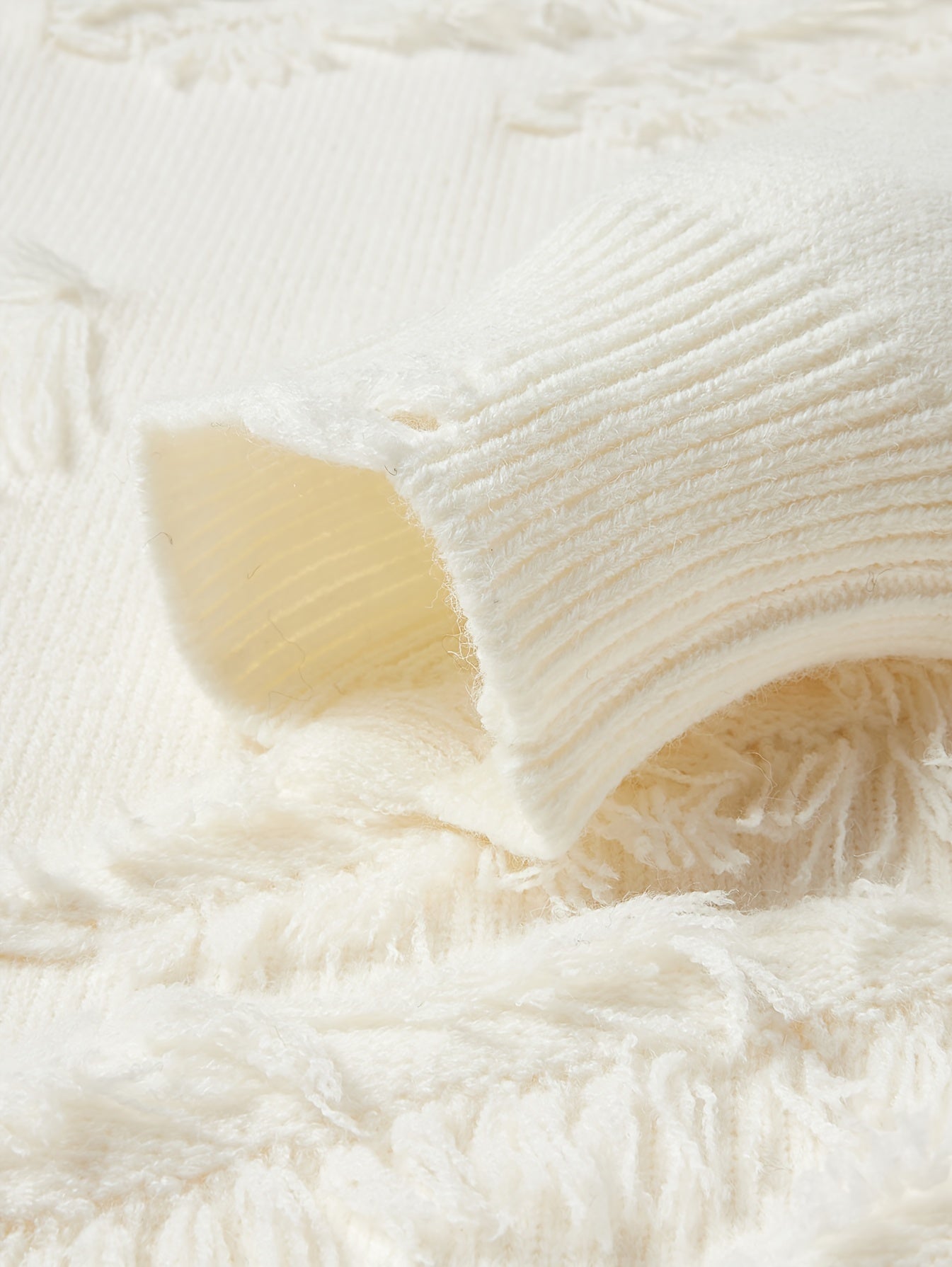 Men’s Distressed Knit Sweater