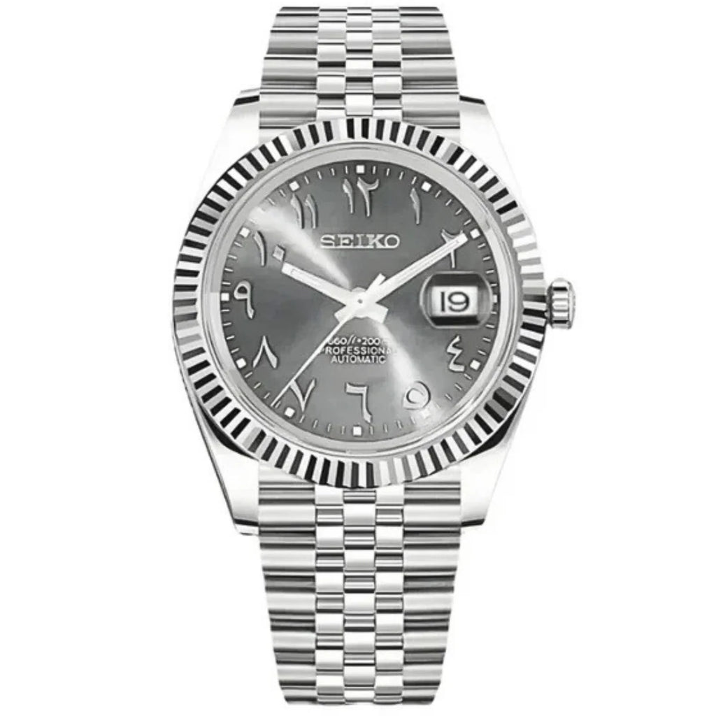 Seiko Mod Automatic | Just | 904L Staal – Zilver - 39mm