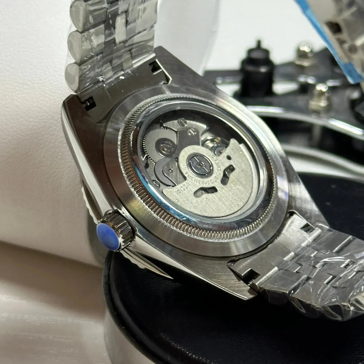 Seiko Mod Automatik | Arabisches Zifferblatt | 9041 Stahl - Grün - 39 mm