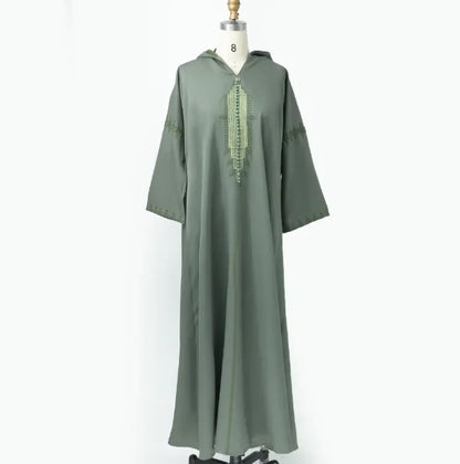 Abaya Jurk met Capuchon | Marokkaans Design