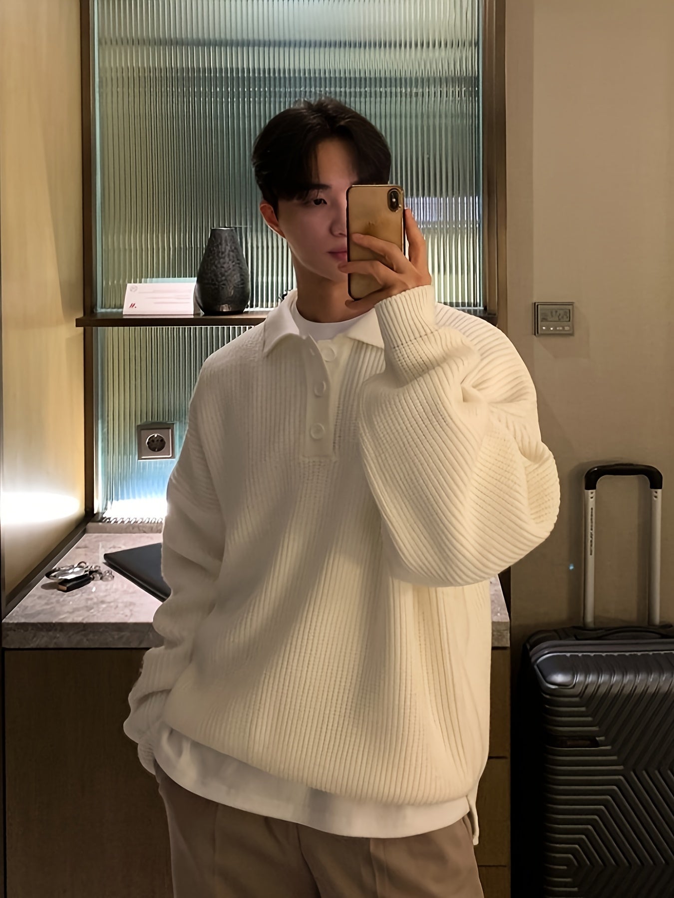 Men’s Golf Sweater - Off white