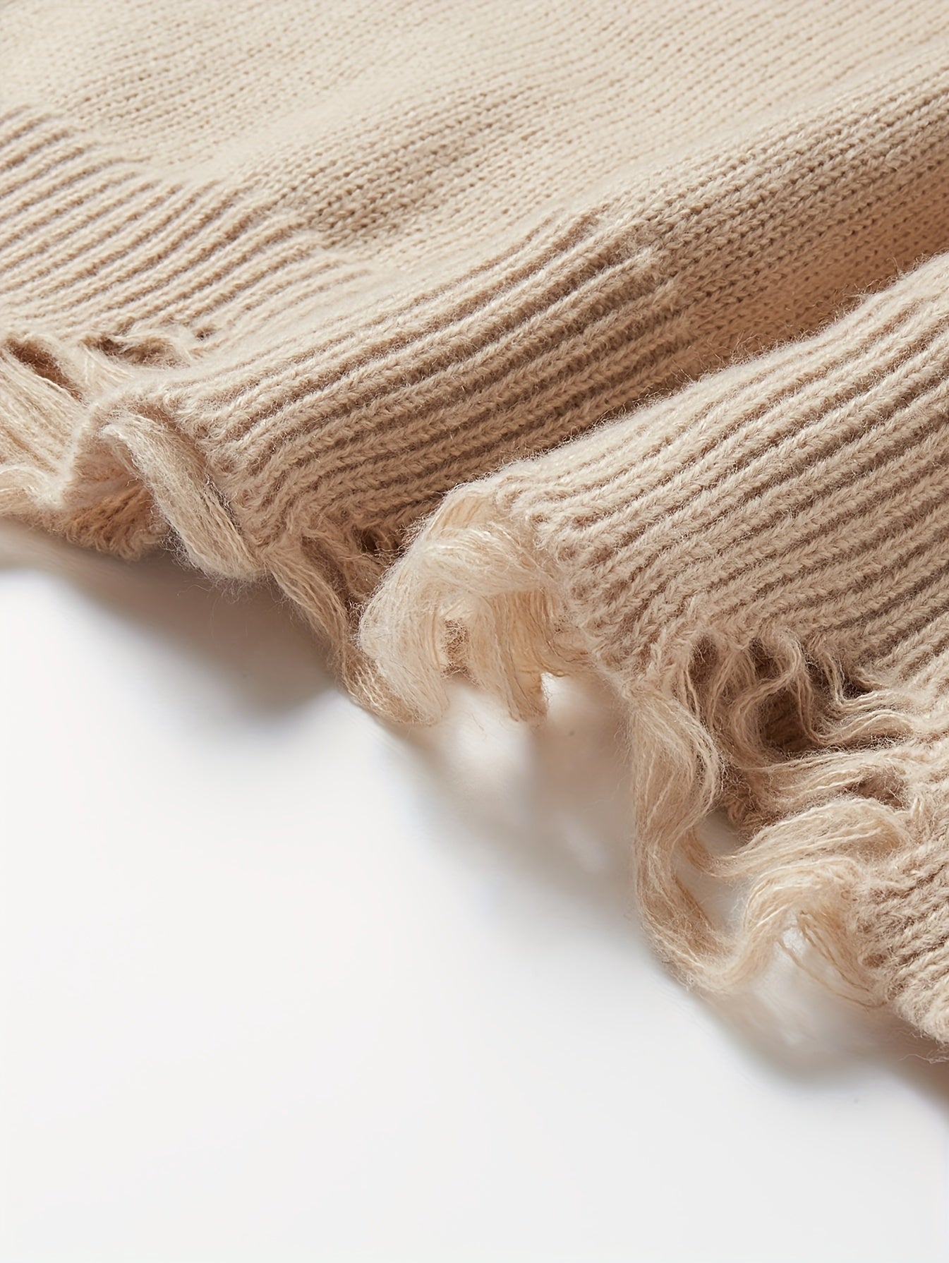 Men’s Distressed Knit Sweater