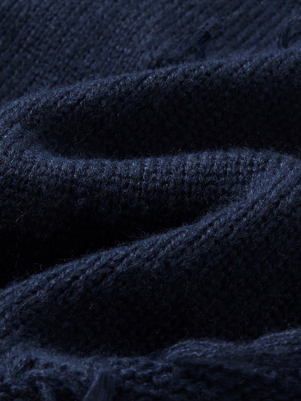 Men’s Distressed Knit Sweater