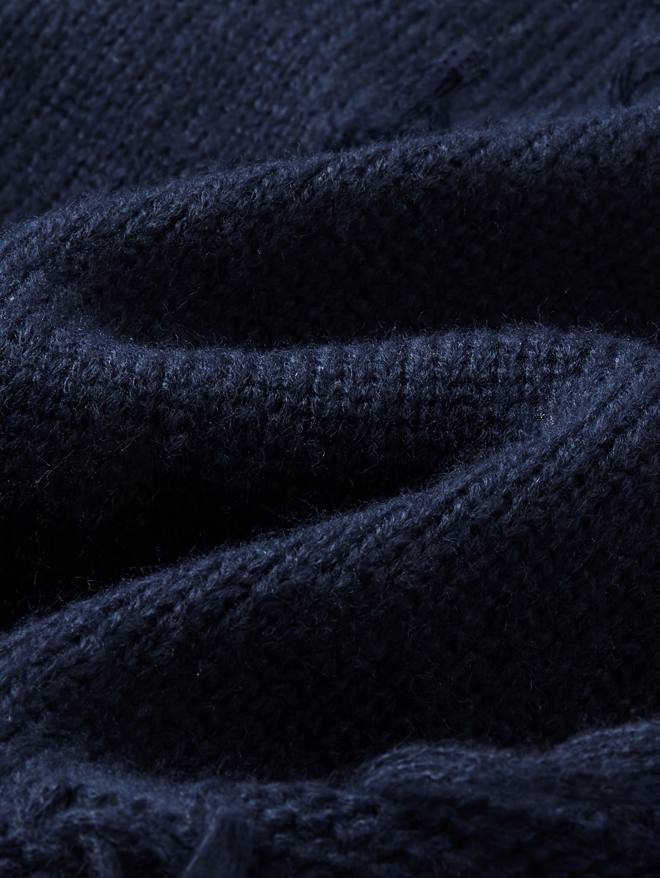 Men’s Distressed Knit Sweater
