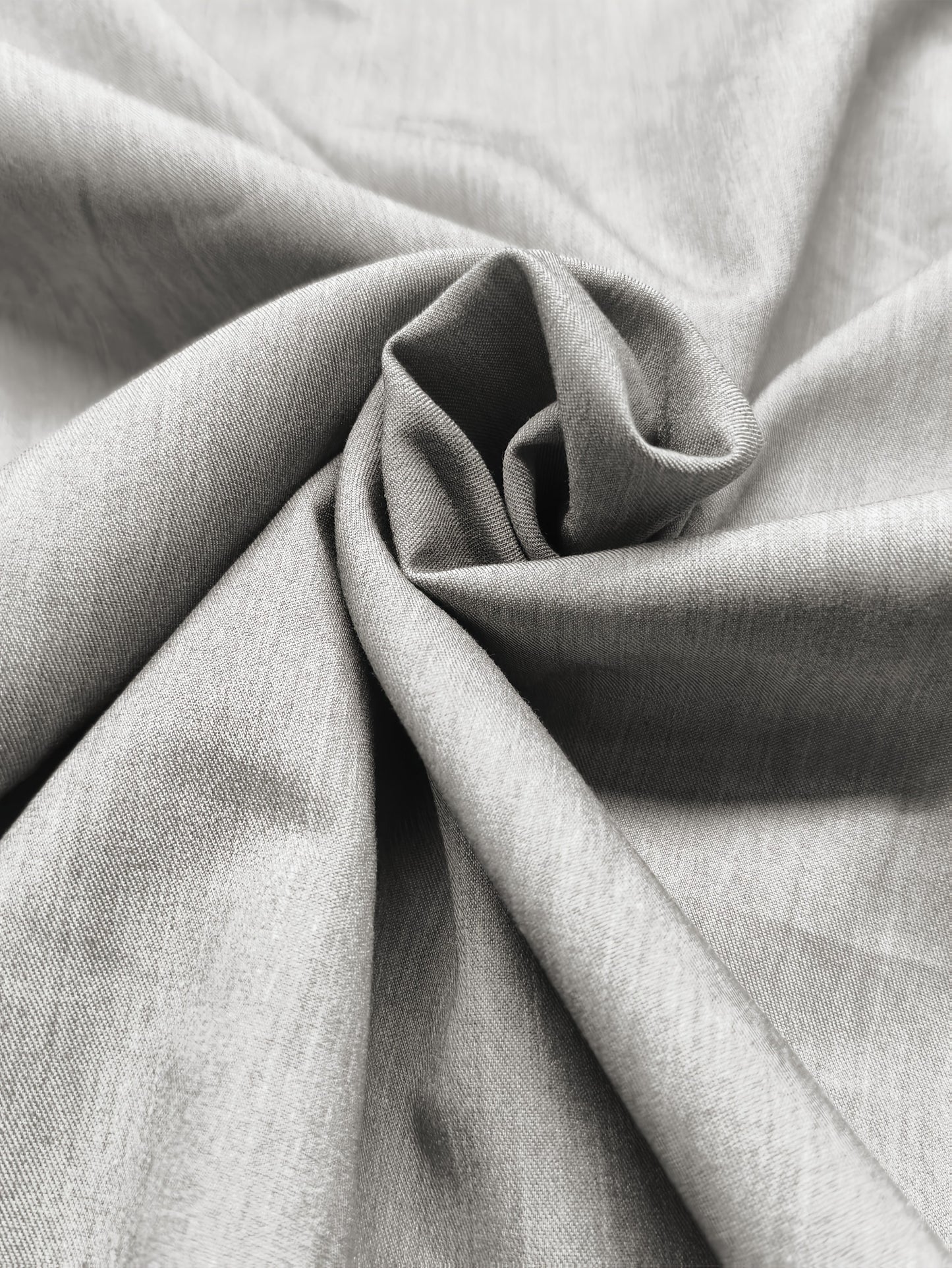 Heren Kandora - Polyester Blend - Grijs - Borduursel