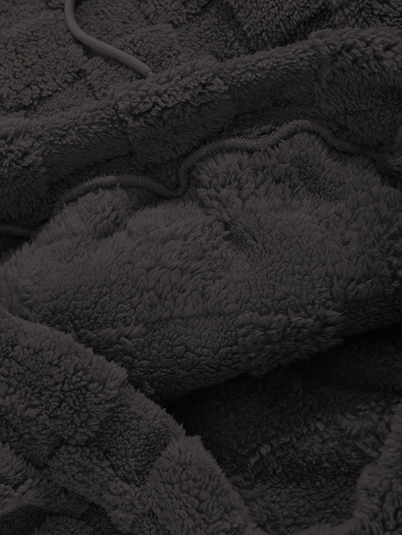 Men’s Plush Fleece Hoodie – Cozy Loose Fit